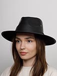 Шляпа STETSON арт. 2797302 WESTERN BUFFALO LEATHER (черный)